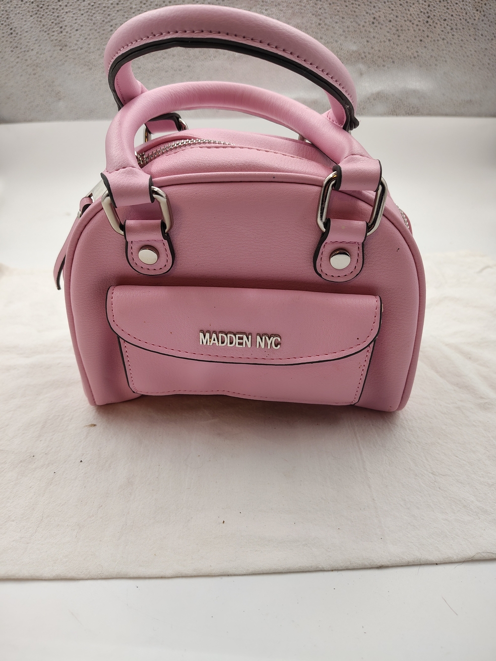 Madden NYC Pink Mini Handbag with Top Handles